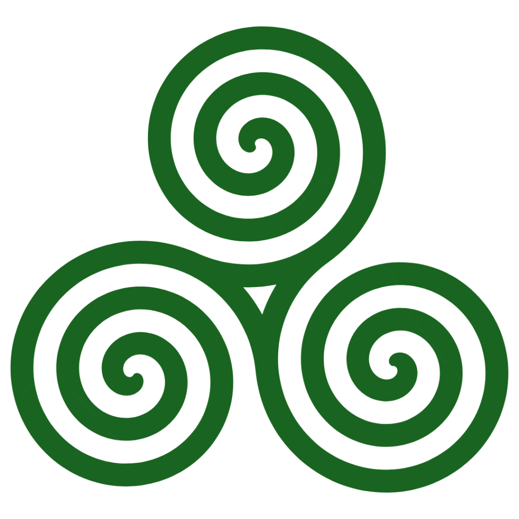 Within Womb lore the spiral represents the descent within - a true connection to the cycle of Samhain.